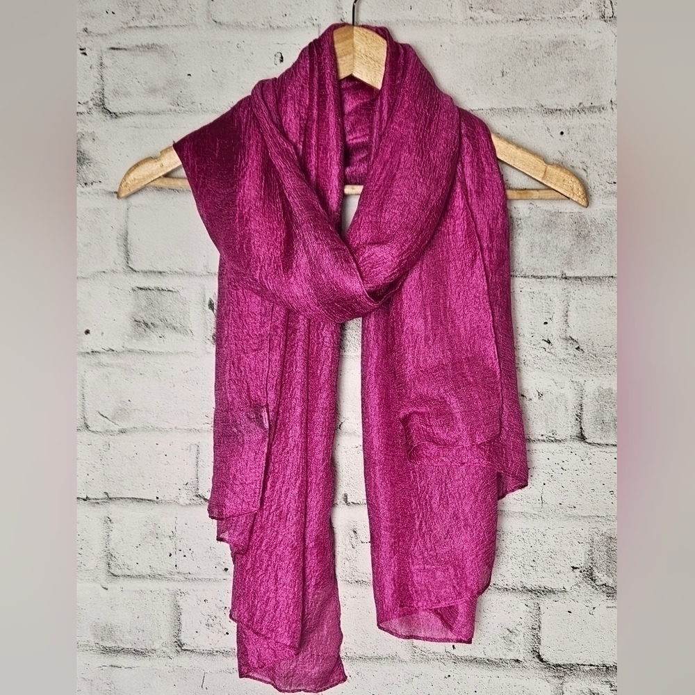 3/$30 Le Chateau Silky Chiffon Sheer Pink Lightweight Scarf